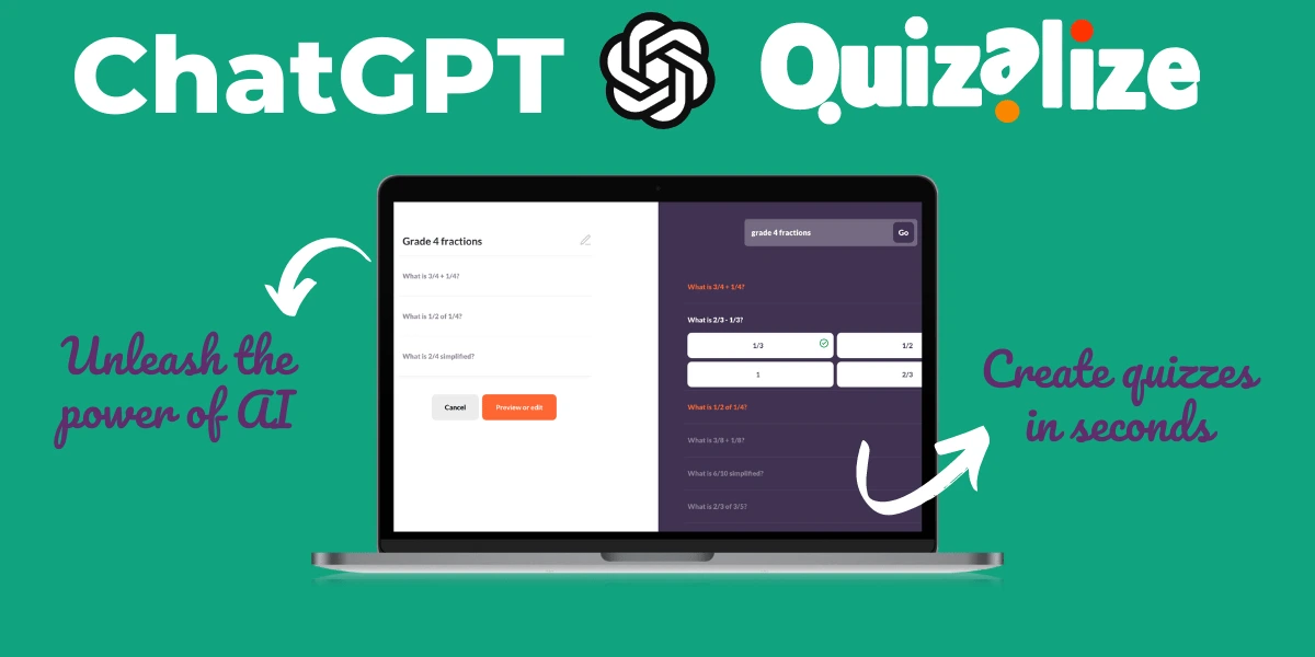 ChatGPT is here! Create quizzes in seconds with the power of AI.