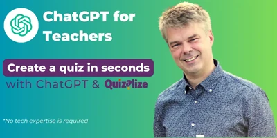 Featured image for How to create a quiz in seconds with ChatGPT & Quizalize (quick demo) - Watch a quick and easy demo video showcasing how to create a quiz in seconds using ChatGPT & Quizalize. Charles Wiles...