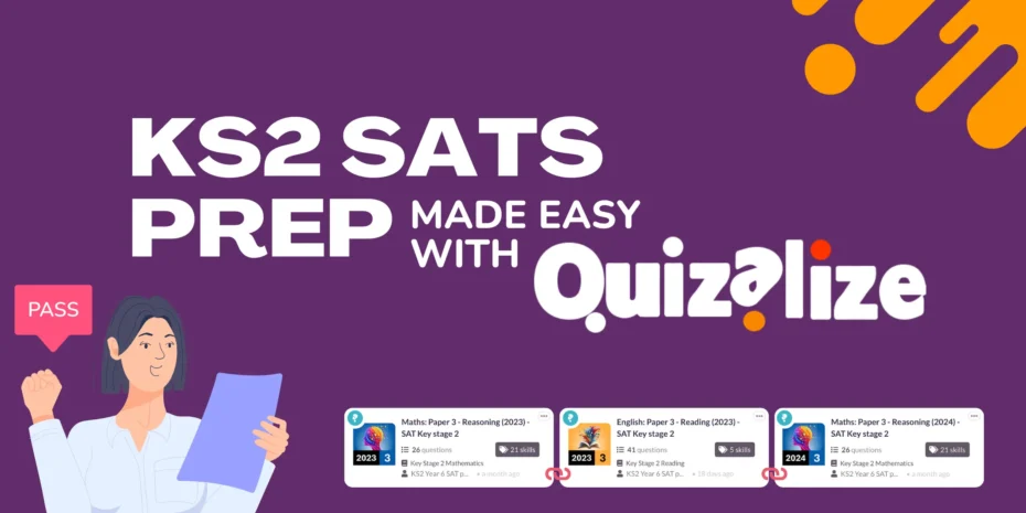 KS2 SATs prep made easy with Quizalize – interactive practice quizzes for Year 6 students to boost confidence and pass their exams.