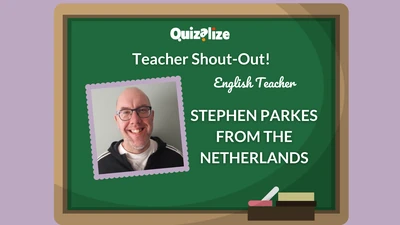 Featured image for Teacher Appreciation: Stephen Parkes (Netherlands) - This month's Teacher Appreciation goes to Teacher Stephen Parkes from The Netherlands. Stephen uses Quizalize in his classroom to deliver