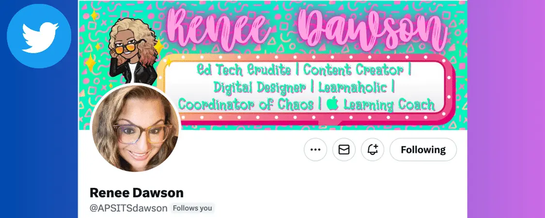 Quizalize Ambassador - Teacher Renee Dawson Twitter