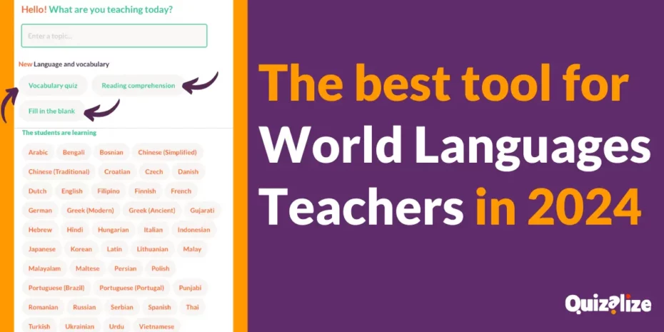 The best tool for World Language Teachers in 2024
