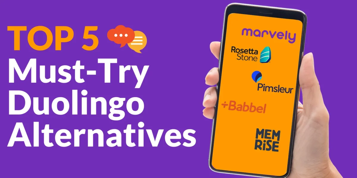Featured image for 5 Must-Try Duolingo Alternatives - In this blog post, we'll explore five alternatives to Duolingo to help you overcome these challenges and take your language learning to the next level.