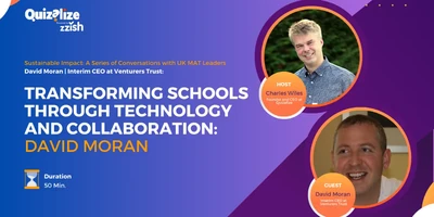 Featured image for Transforming Schools Through Technology and Collaboration: David Moran - Interview with - David Moran, Interim CEO at Venturers Trust and Co-Founder of StepStack. David's expertise in school improvement, technology integration, and leadership makes him a compelling voice in the field...