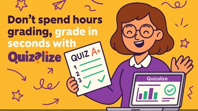 Featured image for Don’t spend hours grading, grade in seconds with Quizalize - Teachers, how many hours are you losing to grading each week? If you find yourself spending six hours or more marking quizzes, tests, and...