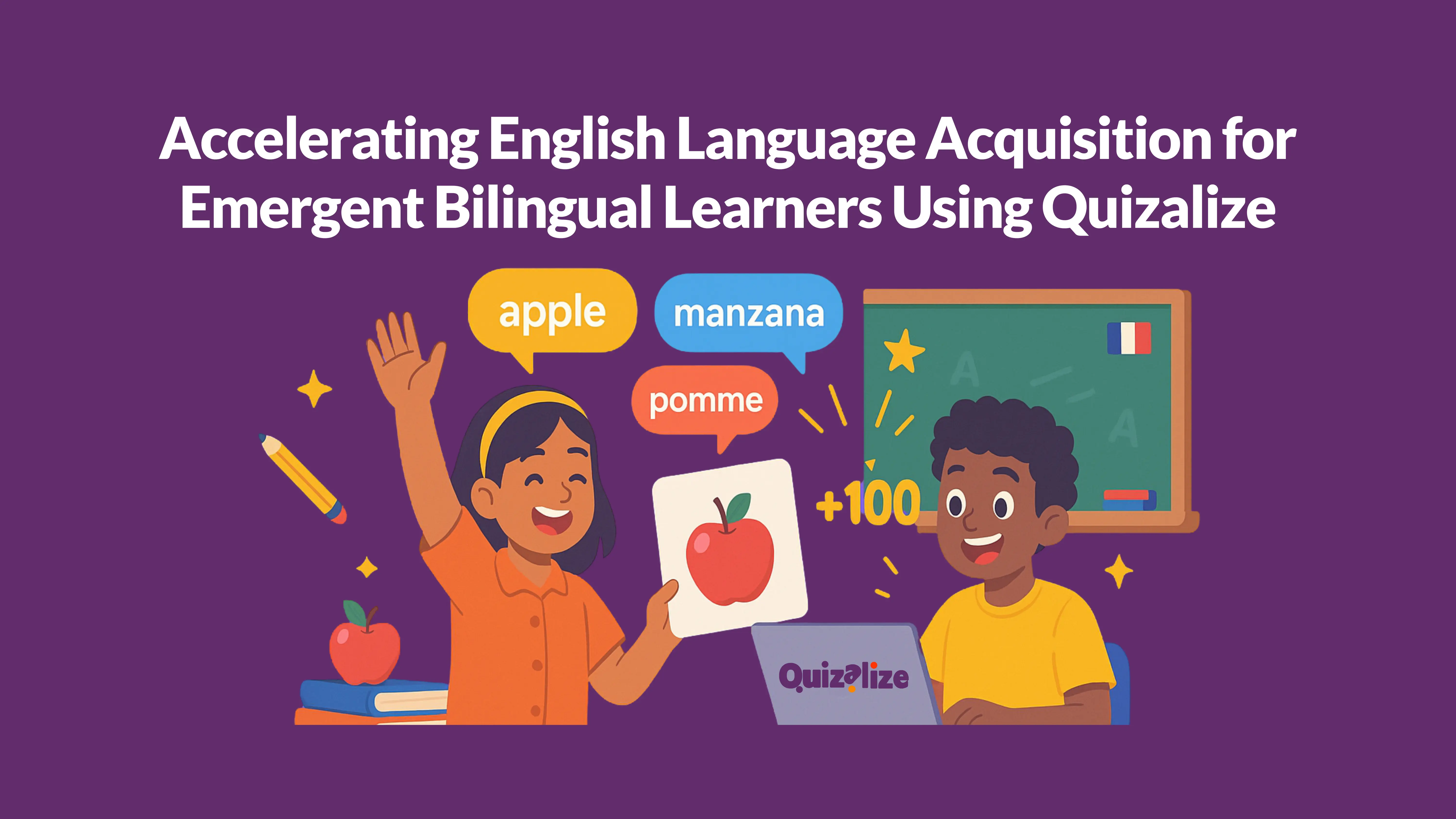 Accelerating English Language Acquisition for Emergent Bilingual Learners Using Quizalize